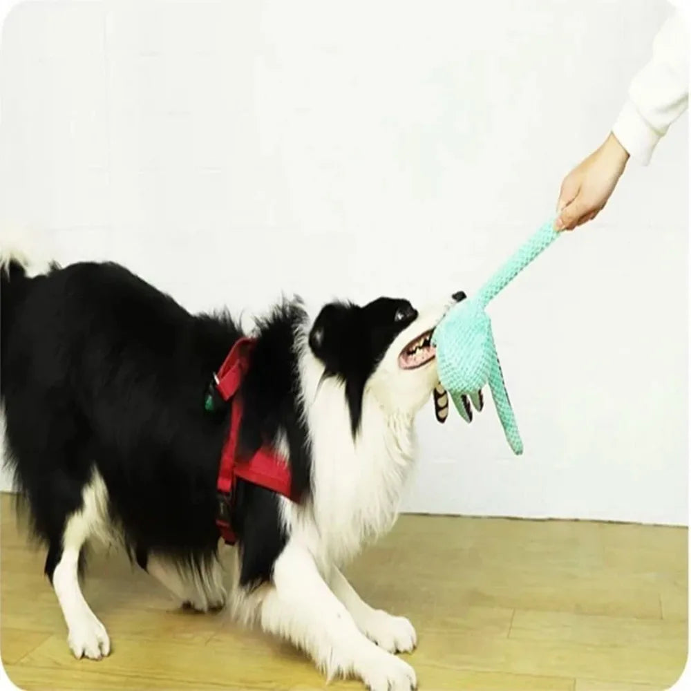 Squeaky Octopus Plush Chew Toy for Dogs