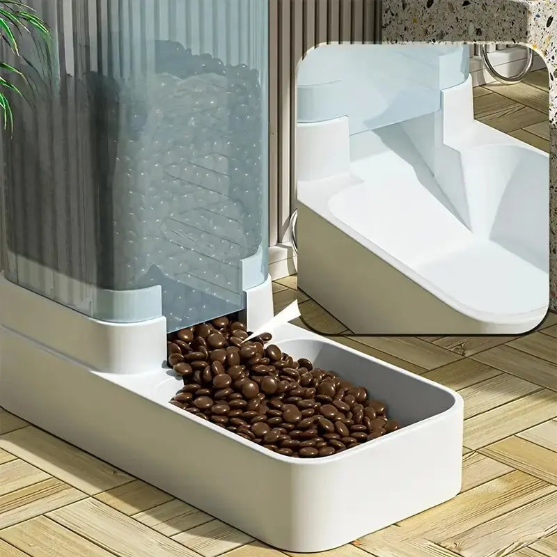 Pet feeder and water dispenser set together | PatLab