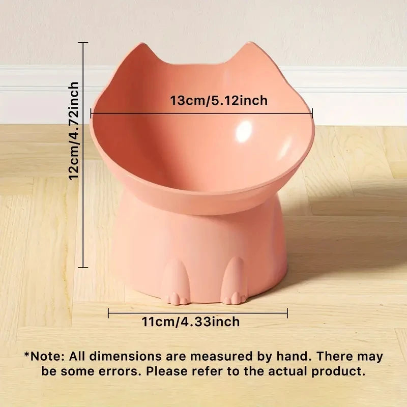 Tilted Anti-Tip Elevated Cat Bowl color options