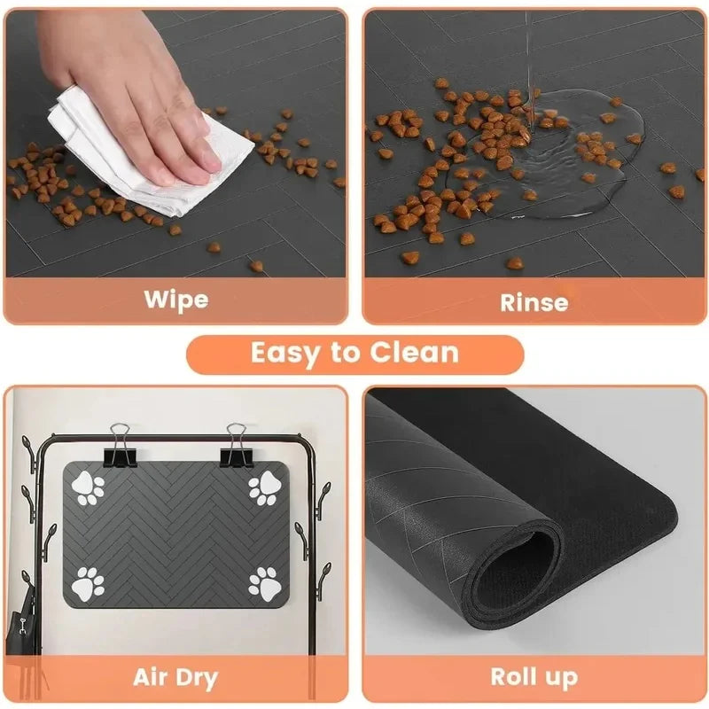 Absorbent Waterproof Pet Feeding Mat detail